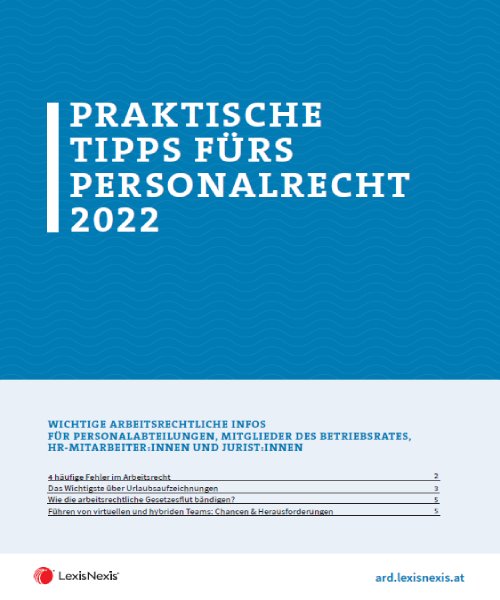 praktische Tipps fürs Personalrecht 2022